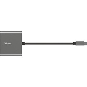 Trust Dalyx USB Type C Docking Station for Tablet PC, Notebook - 100 W - Black - 4K - 3840 x 2160 - 1 x USB Type-A Ports -