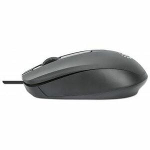 Mouse Optico Estándar USB Negro - Cable - 1000 dpi - Rueda de desplazamiento - Simétrico