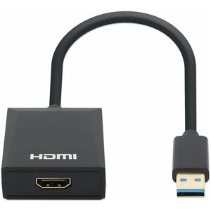 Convertidor Video USB 3.2 a HDMI H, 1080p - 1920 x 1080 Supported - Negro