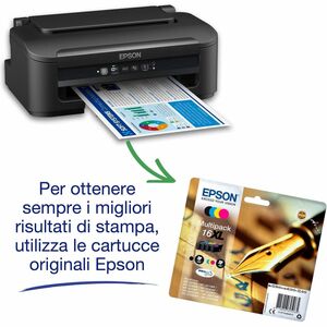 Epson WorkForce WF-2110W Desktop Wired/Wireless Inkjet Printer - Colour - 34 ppm Mono / 18 ppm Color - 5760 x 1440 dpi cla