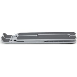 Dicota Höhenverstellbar Notebook-Ständer - 6 cm Höhe x 26,5 cm Breite x 16 cm Tiefe - Aluminiumlegierung, Silikon - Grau