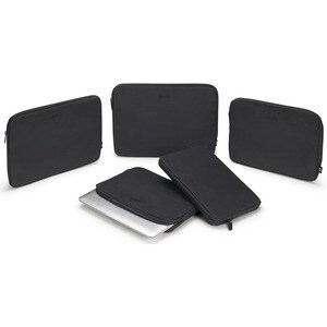 Dicota Eco BASE Tasche (Sleeve) für 30,5 cm (12 Zoll) bis 31,8 cm (12,5 Zoll) Notebook - Schwarz - 300D x 300D Polyethylen