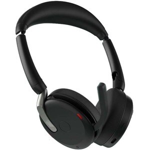 Jabra Evolve2 65 Flex Headset - Stereo - Wireless - Bluetooth - 98.4 ft (30 m) - 20 Hz to 20 kHz - On-ear - Binaural - Sup