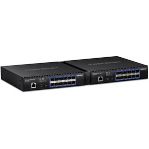 TRENDnet 12-Port 10G Layer 2 Managed SFP+ Switch - Manageable - 10 Gigabit Ethernet - 10GBase-X - 3 Layer Supported - Modu