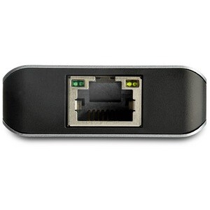StarTech.com USB/Ethernet Combo Hub - USB 3.1 Type C - External - Black, Space Gray - UASP Support - 3 Total USB Port(s) -
