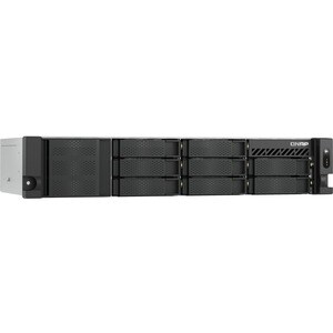 Sistema di memorizzazione SAN/NAS QNAP TS-855eU-RP-8G - 8 x Vani totali - 5 GB Capacità memoria Flash - Intel Atom MT8168 