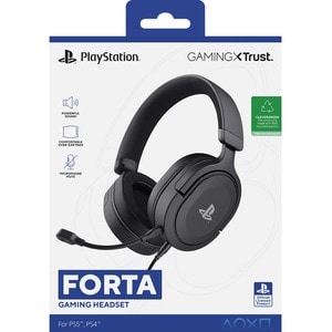 Trust Forta GXT 498 Kabel Über das Ohr, Kopfbügel Stereo Gaming Headset - Schwarz - Binaural - Geschlossen - 20 Hz bis 20 