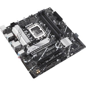 Asus Prime B760M-A D4 Desktop Motherboard - Intel B760 Chipset - Socket LGA-1700 - Micro ATX - Pentium Gold, Celeron, Core