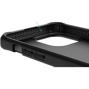 MOBILIS SPECTRUM_R Rugged Case for Apple iPhone 14 Pro Max Smartphone - Honeycomb Design - Black - Solid - Bacterial Resis