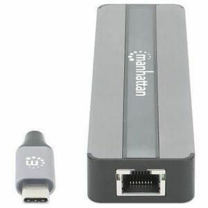 Docking USB-C 7 ptos, HDMI, Red, USB-C PD - 4K - 3840 x 2160 - 4 x puertos USB - 2 x USB Type-A Ports - USB Tipo-A - 2 x U