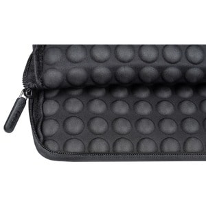 Gecko Covers Carrying Case (Sleeve) for 43.2 cm (17") Notebook - Black - Water Resistant, Water Proof Zipper - Fabric Body