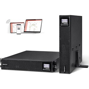 Salicru SLC TWIN Double Conversion Online UPS - 1 kVA/1 kW - 2U Tower/Rack Convertible - 3 Hour Recharge - 120 V AC, 230 V