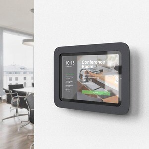 Heckler Design Wall Mount for iPad mini (6th Generation), Gang Box, Network Adapter - Black Gray - Powder Coated Steel, Po