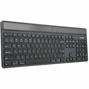 Targus Sustainable Energy Harvesting EcoSmart Keyboard - Wireless Connectivity - Bluetooth - 5 - Notebook/Tablet - PC, Mac
