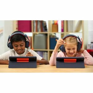 Logitech Zone Learn Wired Over-the-ear Stereo Headset - Classic Blue - Binaural - Circumaural - 131.1 cm Cable - Noise Can