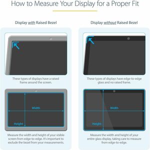 StarTech.com 14in Laptop Privacy Screen For 16:9 Displays, Anti-Glare Privacy Filter with 51% Blue Light Reduction, Matte/