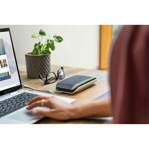 Poly Sync 20+ Speakerphone - Wired/Wireless Bluetooth - 3 Microphone(s) - 40 mm Speaker(s) - Silver