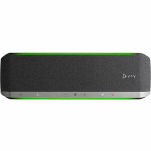 Poly Sync 60 Speakerphone - Wired/Wireless Bluetooth - 6 x Bi-directional Microphone(s) - 50 mm Speaker(s) - Silver