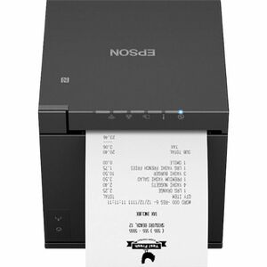 Epson TM-m30III (112A0) Direct Thermal Printer - Receipt Print - USB - Black - For iOS, Android, PC