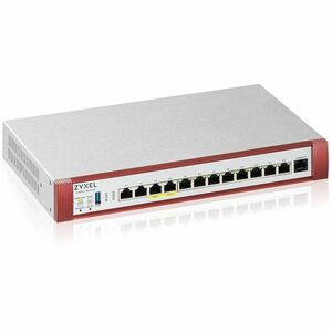 ZYXEL ZyWALL USG FLEX 500H Network Security/Firewall Appliance - 1 Year Security Bundle - 12 Port - 2.5GBase-T - 2.5 Gigab
