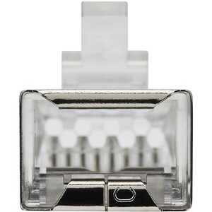 Tripp Lite series N232-050-FTP Netzwerkanschluss - 50 - TAA-konform - Abschirmung - Glasklar