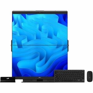 Mobile Pixels Geminos T 24" Dual-Stacked 1080p Monitors with Multi-Touch and Webcam - 23.8" Viewable - Multi-touch Screen 