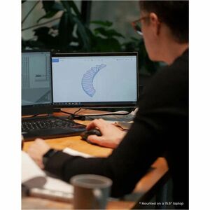 Mobile Pixels Duex Max DS 14" Class LCD Monitor - Black - 14.1" Viewable - In-plane Switching (IPS) Technology - HDMI