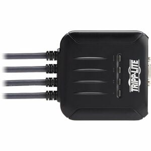 Eaton Tripp Lite Series 4-Port VGA KVM Switch with Built-In VGA, USB and 3.5 mm Audio Cables, TAA - 4 Computer(s) - 1 Loca