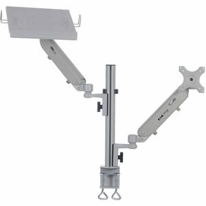 Tripp Lite series DDR1732NBMTAA Clamp Mount for Notebook, Monitor, Flat Panel Display, HDTV - Silver  - 1 Display(s) Suppo