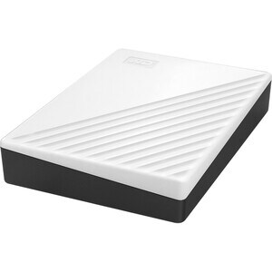 WD My Passport WDBPKJ0050BWT-WESN 5 TB Portable Hard Drive - External - White - USB 3.2 (Gen 1) - 256-bit Encryption Standard