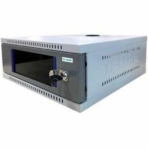 D-Link 2U Wall Mountable Rack Mount Enclosure for DVR - Grey - Toughened Glass, Steel - 8 kg Static/Stationary Weight Capa