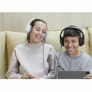 Belkin Wireless Over-Ear Headset for Kids with Mic - On-Ear Earphones for iPhone, iPad, Fire Tablet & More - Black - Stere