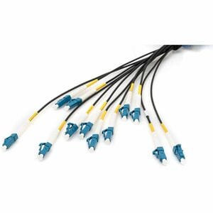 Digitus 100 m Glasfaser Netzwerkkabel - 1 Stück - Cable for Netzwerkgerät, Patchfeld - LSOH - 9/125 µm - Schwarz
