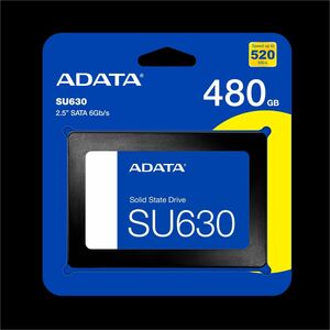Unidad de estado sólido Adata Ultimate SU630 ASU630SS-480GQ-R - 2.5" Interno - 480GB - SATA (SATA/600) - Negro - 100TB TBW