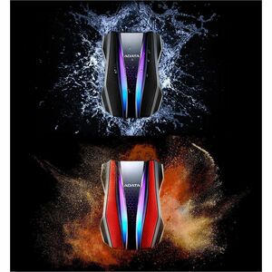 Disco Duro Adata HD770G AHD770G-2TU32G1-CBK - Externo - 2TB - Negro - Consola de juegos Dispositivo compatible - USB 3.2 (