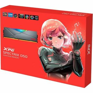 Módulo RAM XPG SPECTRIX D50 AX4U360016G18I-SW50 para Computadora de escritorio, Placa Base, Microprocesador - 16GB - DDR4-