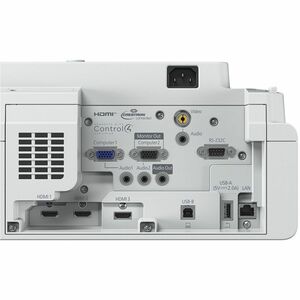 Epson EB-770F Ultra Short Throw 3LCD Projector - 16:9 - Ceiling Mountable, Wall Mountable, Desktop, Tabletop - White - Fro