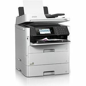 Epson WF C579R Inkjet Multifunction Printer - Monochrome - Copier/Printer/Scanner - Up to 50000 Pages Monthly - Colour Sca
