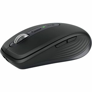 Logitech MX Anywhere 3S 鼠标 - 蓝牙 - USB - 暗视野 - 6 按钮 - 灰 - 无线 - 可充电 - 8000 dpi - 滚轮