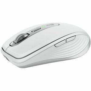 Logitech MX Anywhere 3S 鼠标 - 蓝牙 - USB - 暗视野 - 6 按钮 - 灰 - 无线 - 可充电 - 8000 dpi - 滚轮