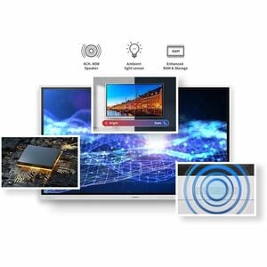 Samsung Flip Pro WM85B 215.9 cm (85") 4K UHD LCD Collaboration Display - Infrared (IrDA) - Touchscreen - 3840 x 2160 - 350