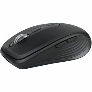 Logitech MX Anywhere 3S Mouse - Bluetooth - USB Type C - Darkfield - 6 Button(s) - Graphite Grey - Wireless - Rechargeable