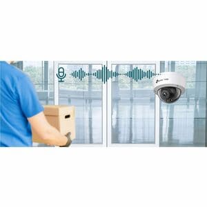 TP-Link VIGI C250 5 Megapixel Netzwerkkamera - Farbe - 1 - Kuppel - Weiß, Schwarz - 30 m Farbe Nachtsicht - H.265+, H.265,