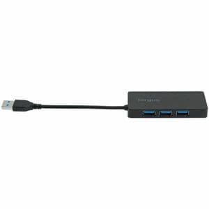 Targus ACH154 USB Hub - USB 3.0 - Black - 4 Total USB Port(s) - 4 USB 3.0 Port(s) - PC, Mac