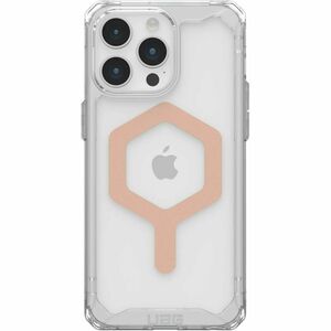 Urban Armor Gear Plyo Rugged Case for Apple iPhone 15 Pro Max Smartphone - Ice/Rose Gold - Crystal Clear - Drop Resistant,