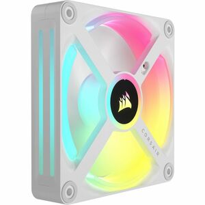 Corsair iCUE LINK QX120 RGB 120mm PWM PC Fan Expansion Kit - White - 1 x Fan(s) - 63.10 CFM Maximum Airflow - 2400 rpm - M