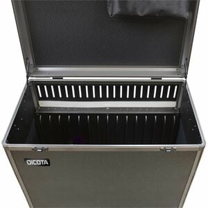 Dicota Laptop/Tablet-Ladewagen - 4 Rollen - Aluminium - 865 mm Länge x 363 mm Breite x 633 mm Tiefe - Silber - 35,6 cm (14