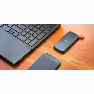 SanDisk SDSSDE30-2T00-G26 2 TB Portable Solid State Drive - External - Black - Notebook, Desktop PC Device Supported - USB