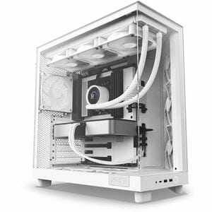 NZXT H6 Flow Computer Case - ATX Motherboard Supported - Mid-tower - Tempered Glass, Galvanized Cold Rolled Steel (SGCC) -