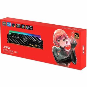 XPG SPECTRIX D41 AX4U41338G19J-ST41 RAM Module - For Motherboard - 8 GB - RGB - DDR4-4133/PC4-33000 DDR4 SDRAM - 4133 MHz 